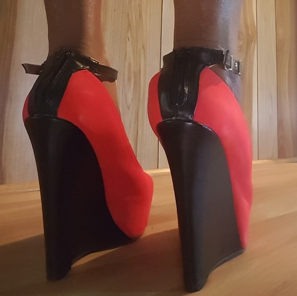 Ladies wedge heels - Picture 4 of 8